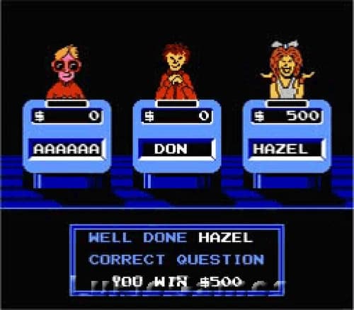 Jeopardy - NES Nintendo Game Show Game