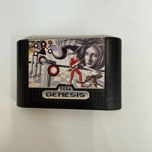 Space Harrier II Sega Genesis Game Cartridge Tested Working – Label Wear