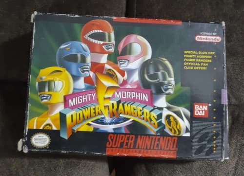 Mighty Morphin Power Rangers (Super Nintendo SNES, 1994)