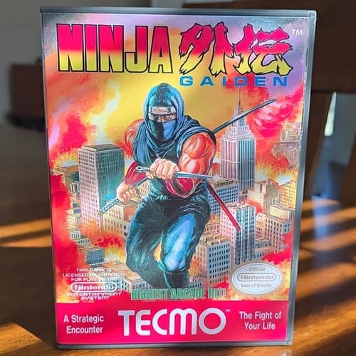 Tecmo Ninja Gaiden Ninja Gaiden Series Nintendo NES NTSC-U/C 1989