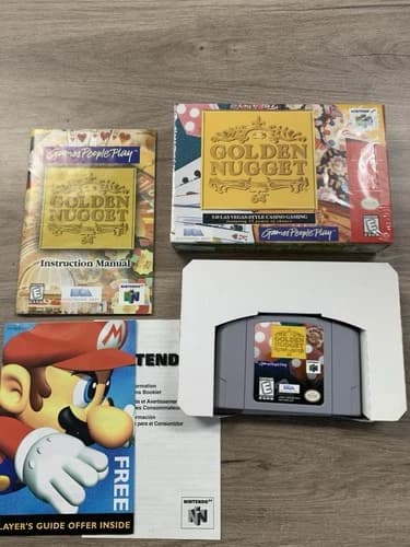 Golden Nugget 64 (Nintendo 64, 1998) CIB Tested C