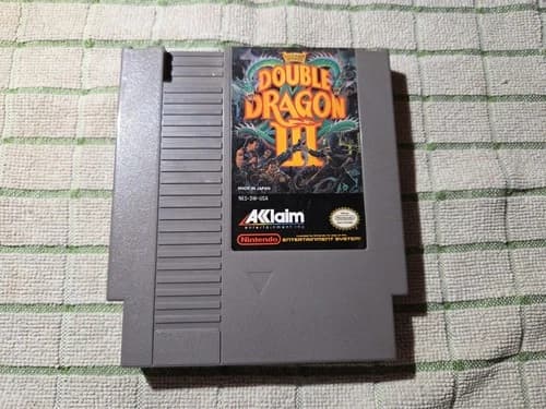Double Dragon 3 III Nintendo NES Authentic Game, Tested