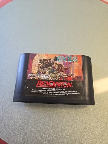 Exile (Sega Genesis, 1991) Authentic Cart Only Excellent Condition