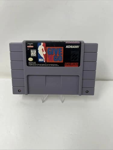 NBA Give N' Go (Super Nintendo Entertainment System, SNES, 1995) Tested Works