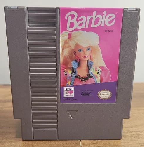 Nintendo Entertainment System NES Barbie - CART ONLY *Tested & Works*