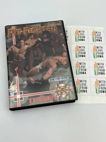 Pit-Fighter Video Game - Sega Genesis - Complete - Tested - Authentic