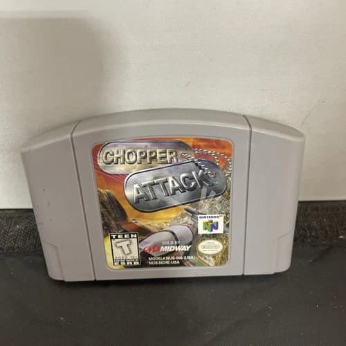 N64 Chopper Attack Nintendo Game Cartridge Only Pre-Owned