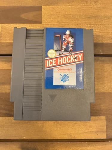 Ice Hockey (Nintendo NES Authentic Game) Cleaned Tested Working