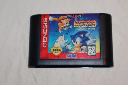 Wacky Worlds Creativity Studio (Sega Genesis, 1994) Authentic Cartridge ONLY