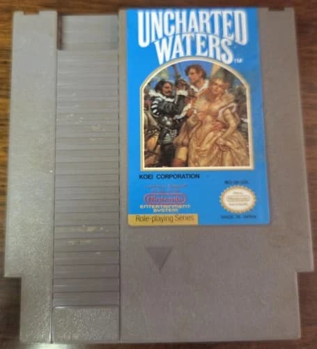 Uncharted Waters (Nintendo Entertainment System, 1991) Authentic Tested Working