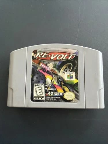 RE-VOLT (1999) NINTENDO 64 GAME CARTRIDGE *N64 *AUTHENTIC*