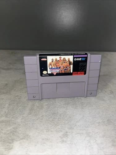 American Gladiators (Super Nintendo, 1993) SNES Tested & Working