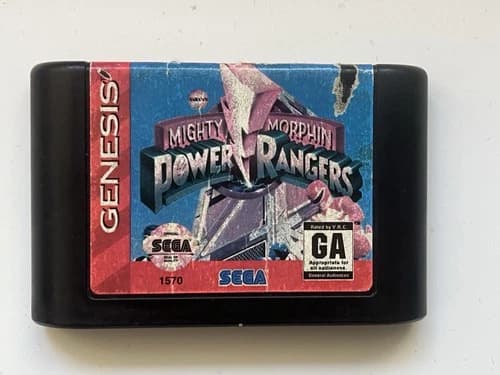 Mighty Morphin Power Rangers (Sega Genesis) Cartridge Only Tested And Works