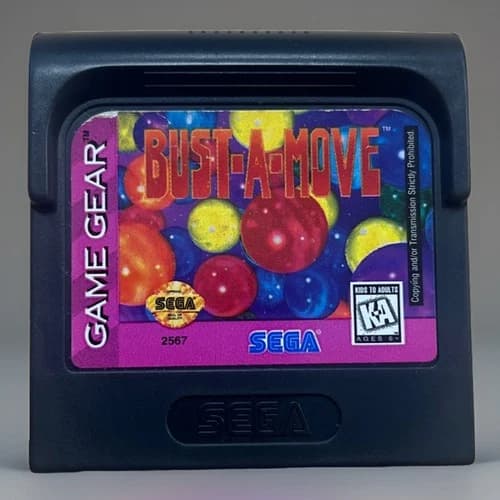 Bust-A-Move Sega Game Gear 1994 Video Game Cartridge Only WORKS! Nice!!