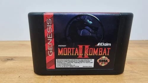 Mortal Kombat II 2 (Sega Genesis, 1994) Cartridge Only