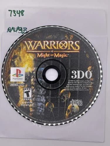Warriors of Might and Magic (PlayStation 1) PS1 Disc Only - No Tracking 7348