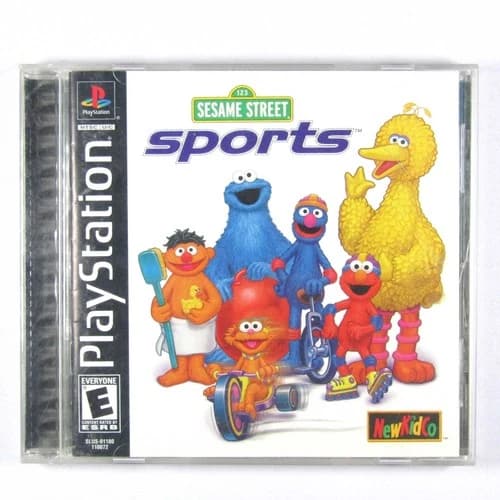 Sesame Street Sports CIB Playstation Authentic Tested Complete in Box