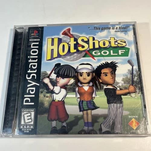 Hot Shots Golf (PS1 Sony PlayStation PS1, 1998) Video Game Complete CIB Tested