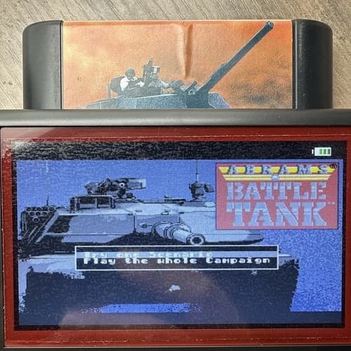 M-1 Abrams Battle Tank (Sega Genesis, 1991) Tested