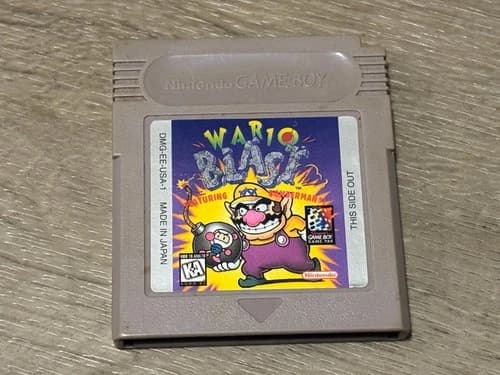 Wario Blast Nintendo Game Boy Cleaned & Tested Authentic