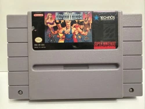 The Combatribes SNES Super Nintendo Game Authentic