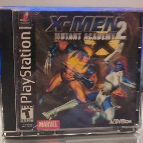 X-Men Mutant Academy 2 PlayStation 1 PS1 Complete Game With Reg Card