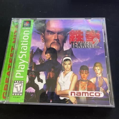 Tekken 2 and Tekken 3 Greatest Hits PlayStation PS1 CIB