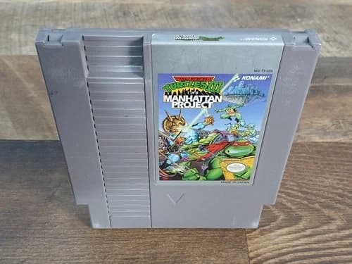 Teenage Mutant Ninja Turtles III The Manhattan Project (Nintendo NES) Tested