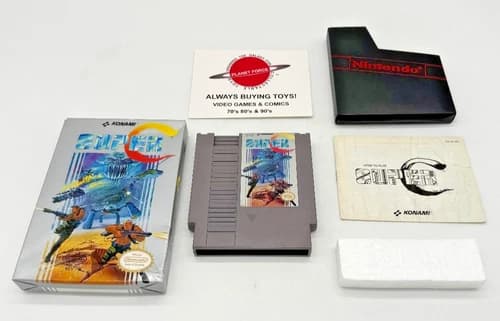 Super C Contra Nintendo NES Complete CIB Video Game Works