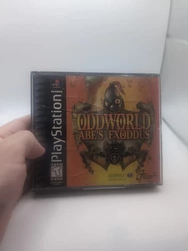 Oddworld Abe's Exoddus PlayStation 1 PS1 Scratch Free Tested Working