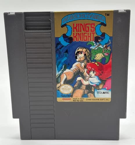 King's Knight (Nintendo Entertainment System, NES, 1989) TESTED & WORKS