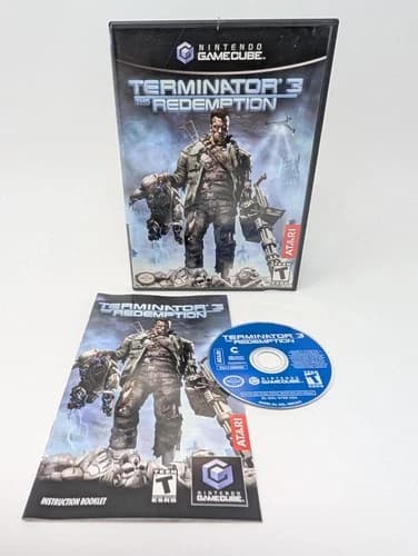 Terminator 3: The Redemption (Nintendo GameCube, 2004) Complete With Manual