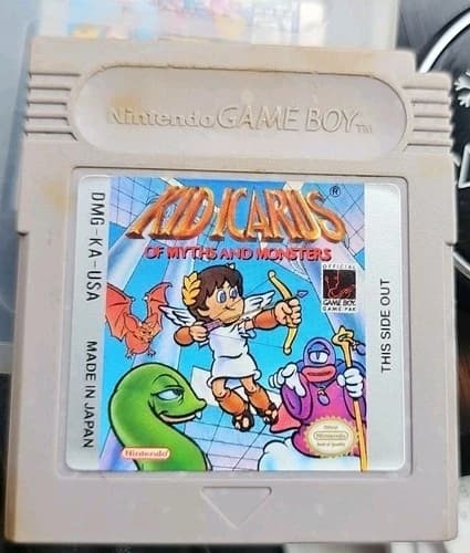 KID ICARUS: MYTHS AND MONSTERS (NINTENDO GAME BOY 1991) Cartridge