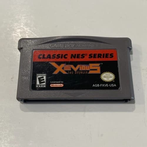 Game Boy Advance Xevious The Avenger Classic NES Series Nintendo GBA Authentic