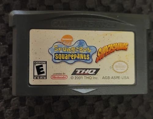 SpongeBob SquarePants SuperSponge (Nintendo GBA) CART ONLY!