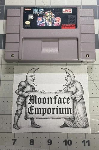 BIG SKY TROOPER Super Nintendo SNES cleaned and tested FREE SHIP