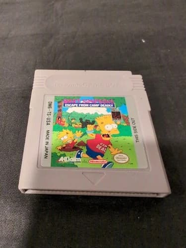 Bart Simpson's Escape From Camp Deadly (Nintendo Game Boy, 1991)