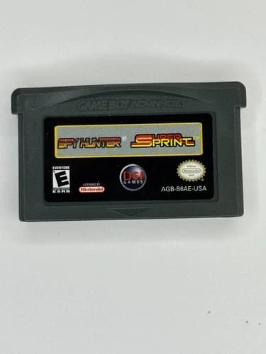 SPY HUNTER SUPER SPRINT Nintendo Gameboy Advance GBA ~ Tested AUTHENTIC