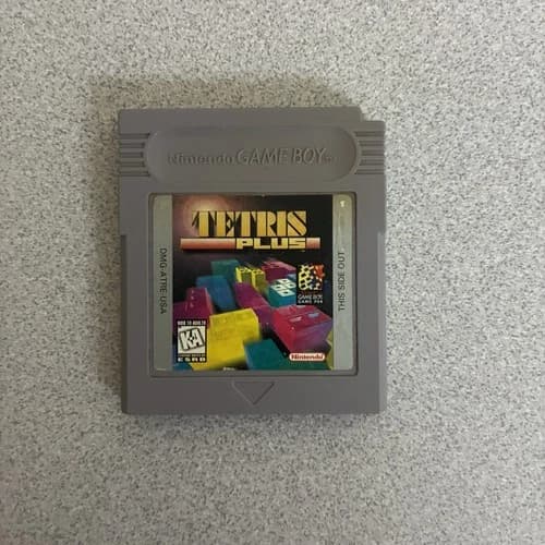 Tetris Plus Nintendo Game Boy Puzzle Cartridge