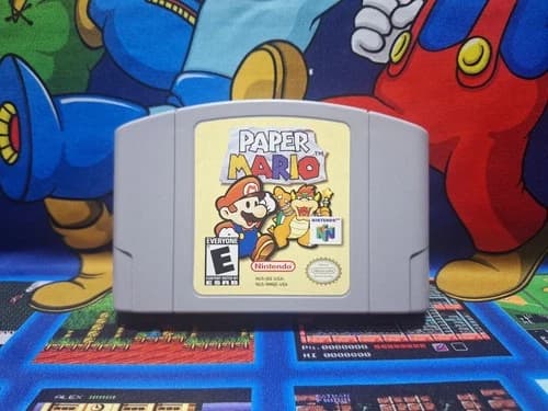 Paper Mario (Nintendo 64, 2001) AUTHENTIC, Tested & Working, N64