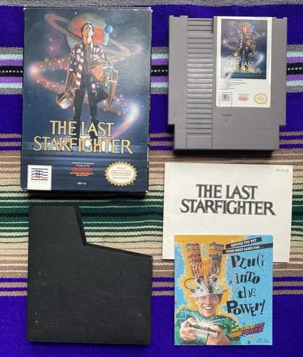 The Last Starfighter NES CIB Nintendo 1989 Complete with Manual TESTED Authentic
