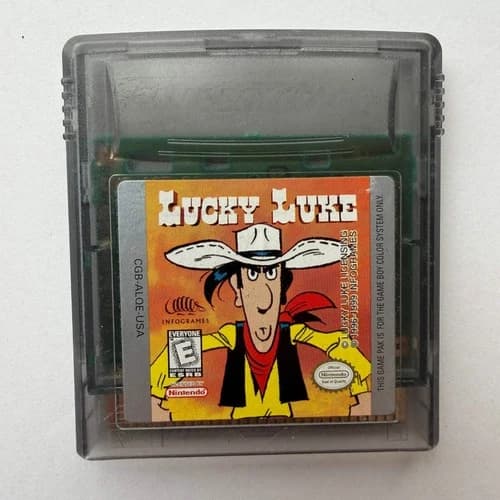 Lucky Luke Nintendo Gameboy Color Authentic Tested Loose Game Boy
