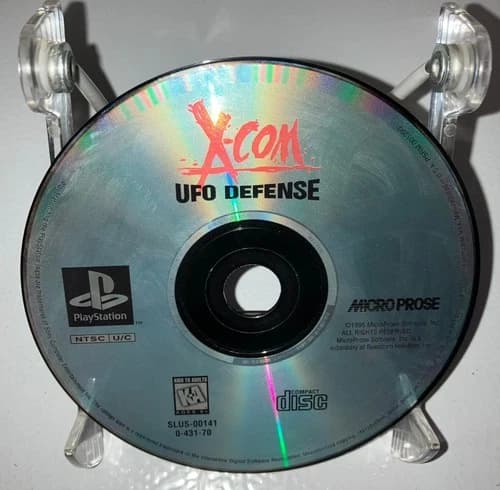 X-COM UFO DEFENSE Playstation 1 PS1 Game Tested CIB Complete VG Cond Disk only