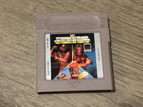 WWF Superstars Nintendo Game Boy Cleaned & Tested Authentic