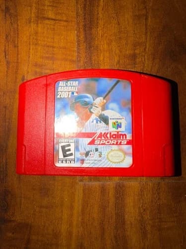 All-Star Baseball 2001 (Nintendo 64, 2000) N64 Fully TESTED & Working Authentic
