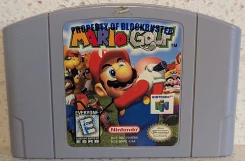 Mario Golf N64 Nintendo 64 Authentic Cartridge