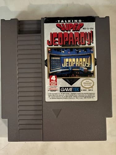 Nintendo NES Super Jeopardy (Cleaned, Tested & Working)