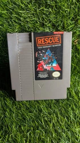 Nintendo NES Rescue The Embassy Mission Cartridge Only (Tested & Working)