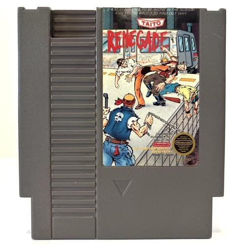 Renegade (Nintendo Entertainment System, NES 1988) Cartridge Only. Tested Works