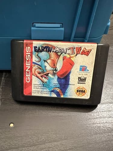 Earthworm Jim (Sega Genesis, 1994) Cartridge Only
